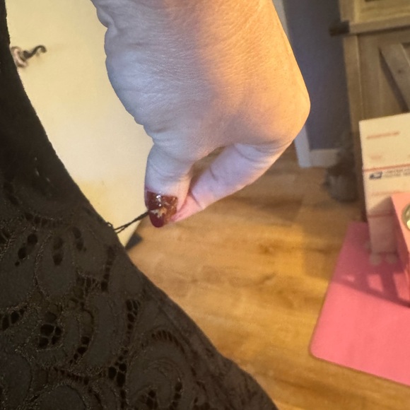 Ann Taylor LOFT Navy and Black dress - Picture 4 of 4